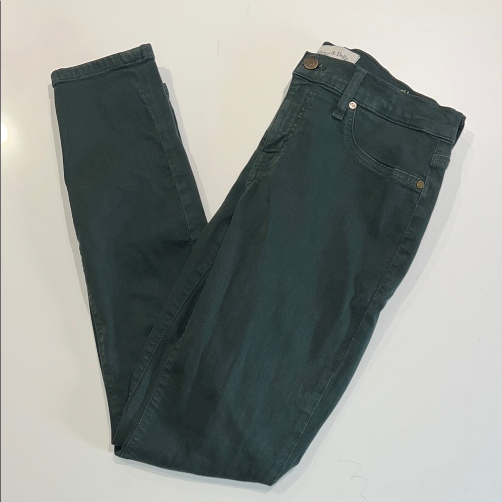 Henry & Belle Women's Skinny Jeans in Dark Teal